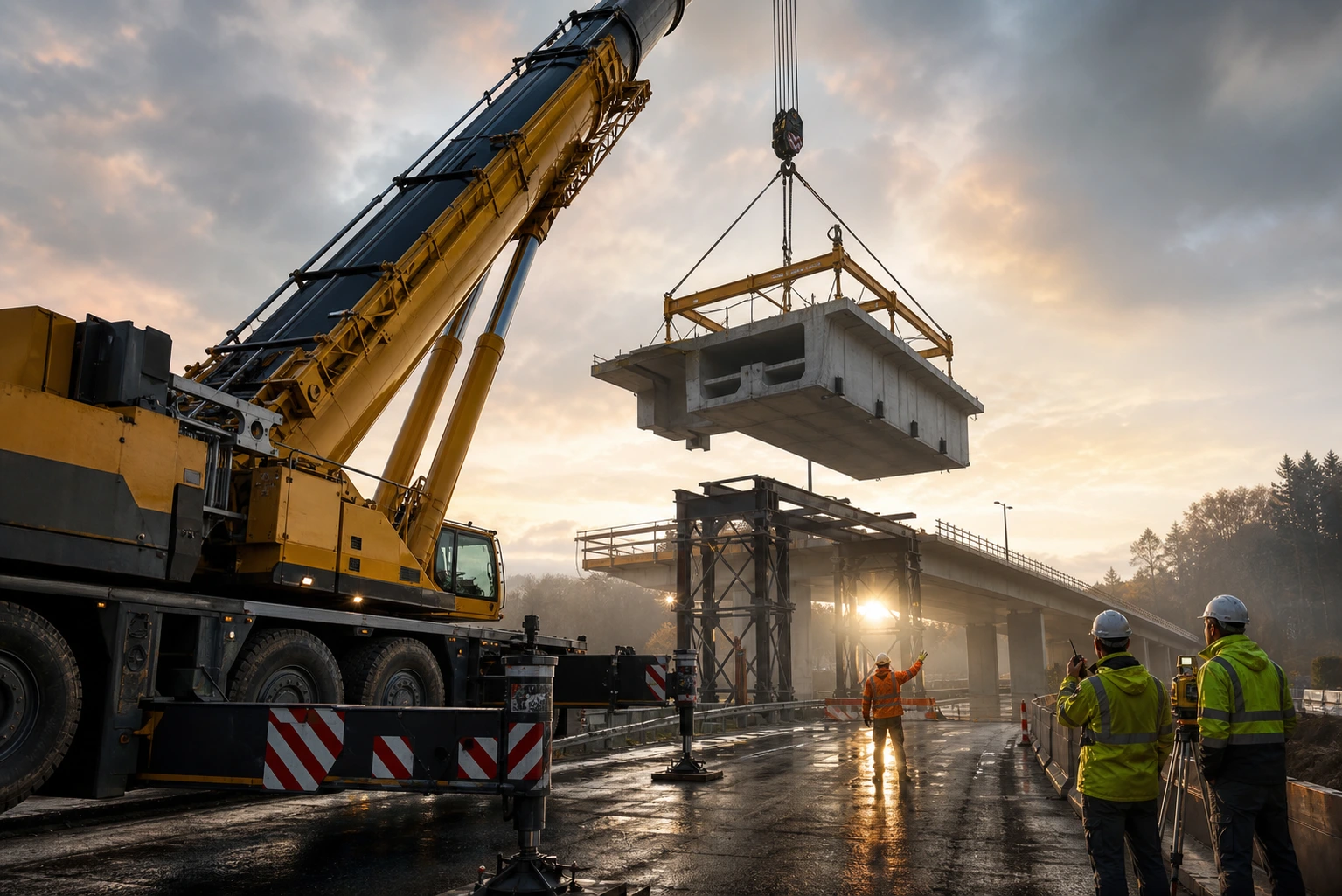Аренда автокрана Liebherr для сложных задач на строительной площадке