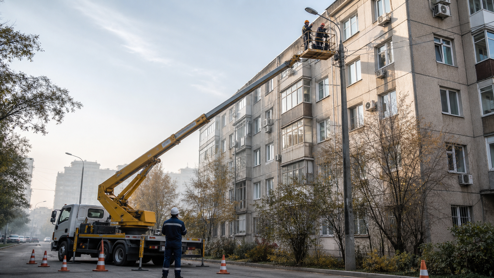 Автовышка 30 метров в аренду в Калуге